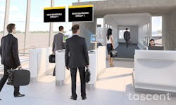 Travelers can board the aircraft using automated biometric gates without having to show a boarding pass, decreasing queues and allowing airline staff to offer personal support to those who need it. Travelers can board the aircraft using automated biometric gates without having to show a boarding pass, decreasing queues and allowing airline staff to offer personal support to those who need it.