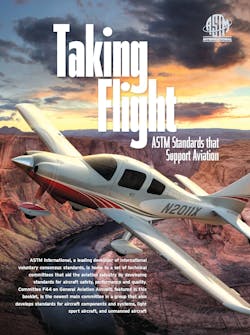 Cover of ASTM booklet titled Taking Flight Cover of ASTM booklet titled Taking Flight