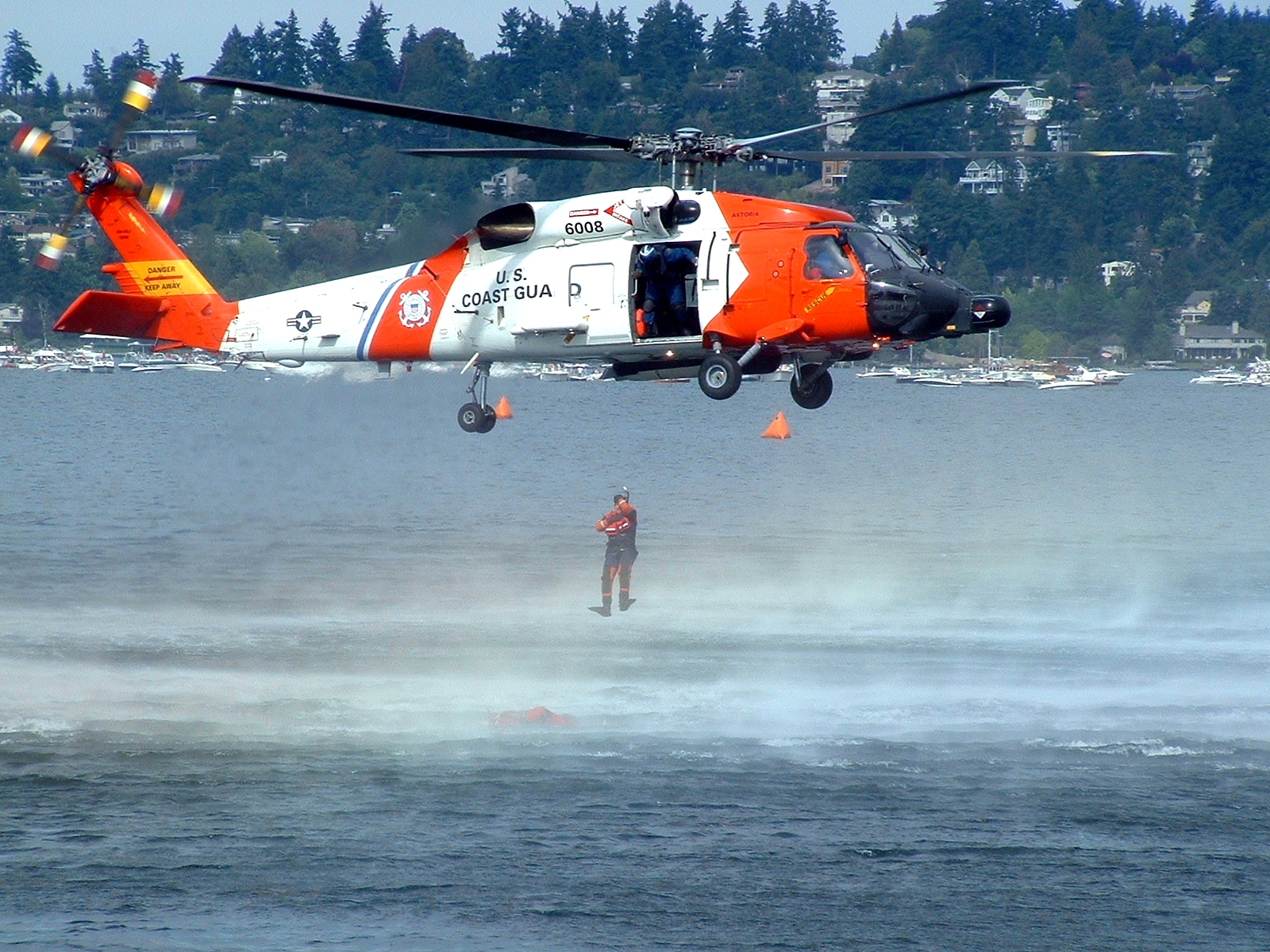 U S Coast Guard Air Station Astoria S Latest Aircraft Is A Nod To   US Coast Guard Helicopter Rescue Demonstration.569e3f9ca7824 