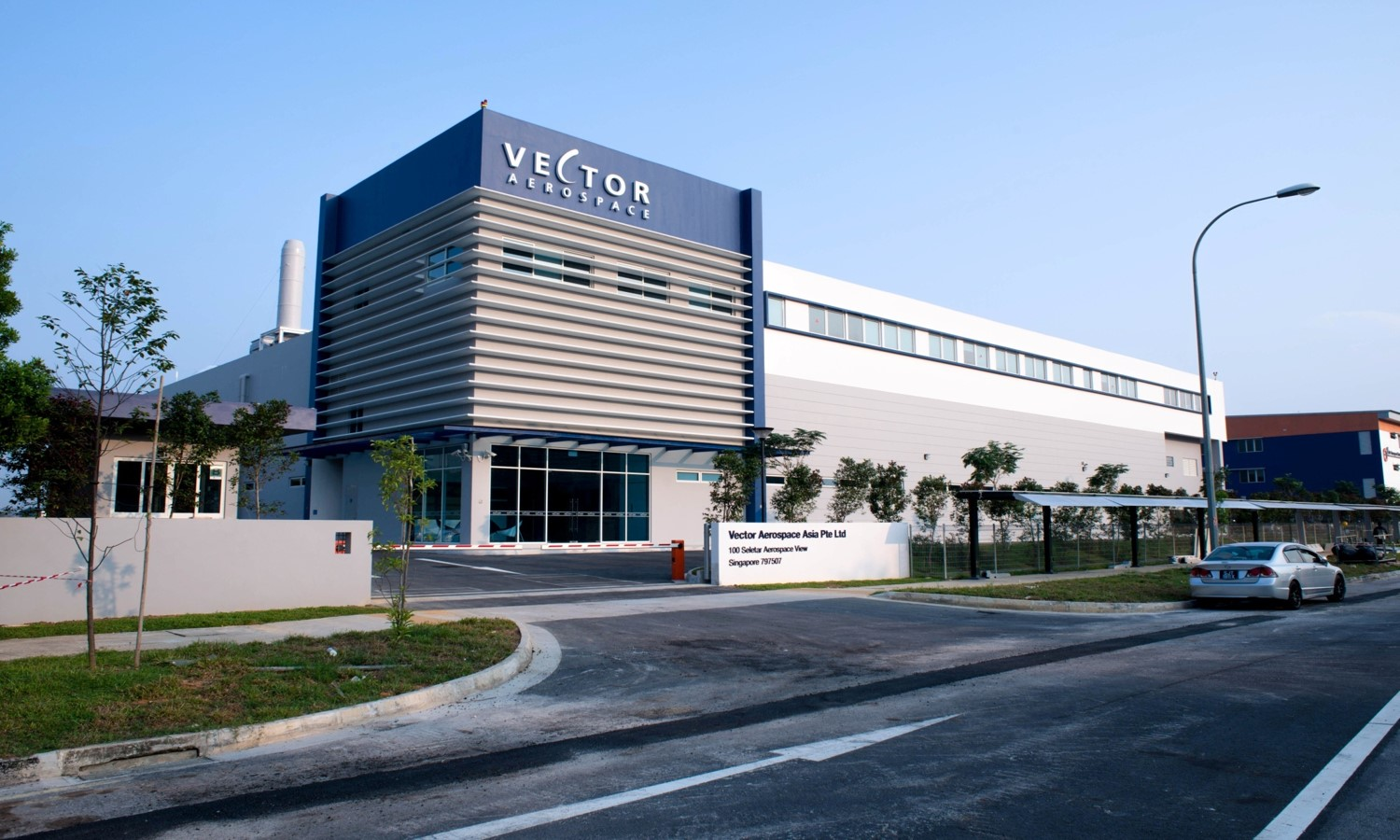Vector&rsquo;s engine facility at Singapore's Seletar Aerospace Park