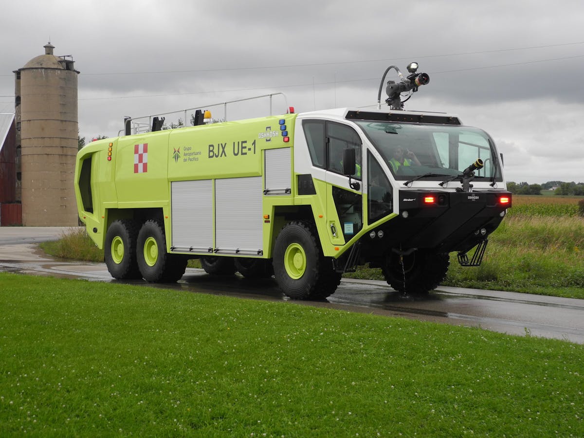 Oshkosh Airport Products, LLC has delivered 17 Oshkosh Striker Aircraft Rescue and Fire Fighting (ARFF) vehicles to airports operated by Grupo Aeroportuario Del Pac&iacute;fico, S.A.B. de C.V (GAP) in Mexico. Autobuses Especializados, SA (Atepsa) of Guadalajara, Jalisco, Mexico is the Oshkosh dealer providing local service and support to GAP and its airports.