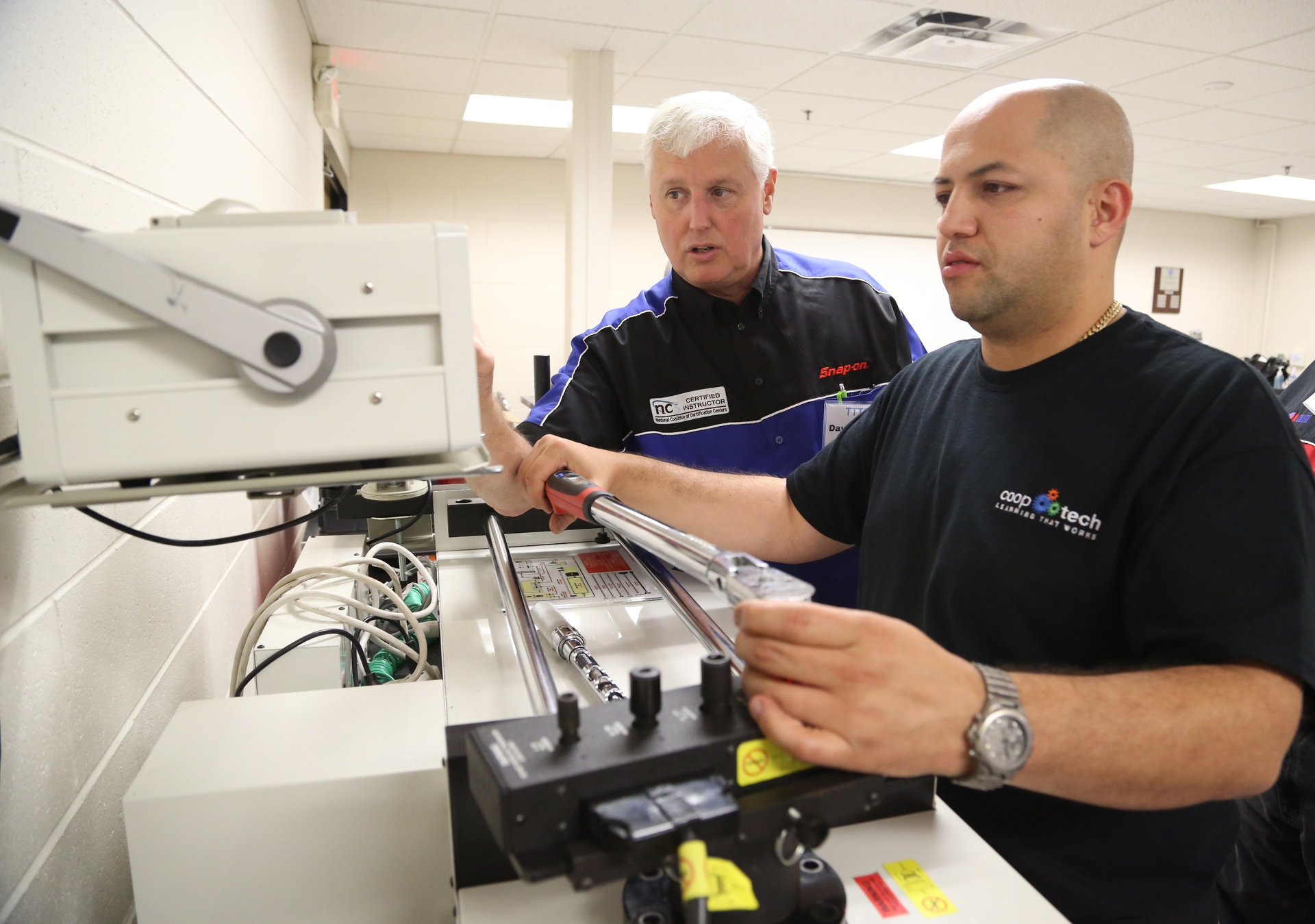 Companies like Snap-on have collaborative programs with technical schools and community colleges to train and certify students on the proper use of tools and equipment for the aviation industry.