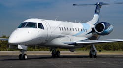 Legacy 600 jet accommodates up to 14 passengers.