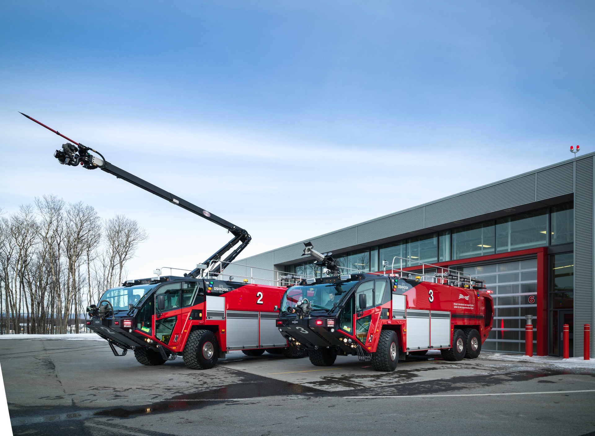 Oshkosh Airport Products LLC has delivered and placed its 300th new generation Oshkosh Striker aircraft rescue and firefighting (ARFF) vehicle into service at Qu&eacute;bec City Jean Lesage International Airport in Quebec, Canada. The delivery (in mid-December) included a Striker 6 X 6 apparatus and a Striker 6 X 6 equipped with the Snozzle high-reach extendable turret (HRET).