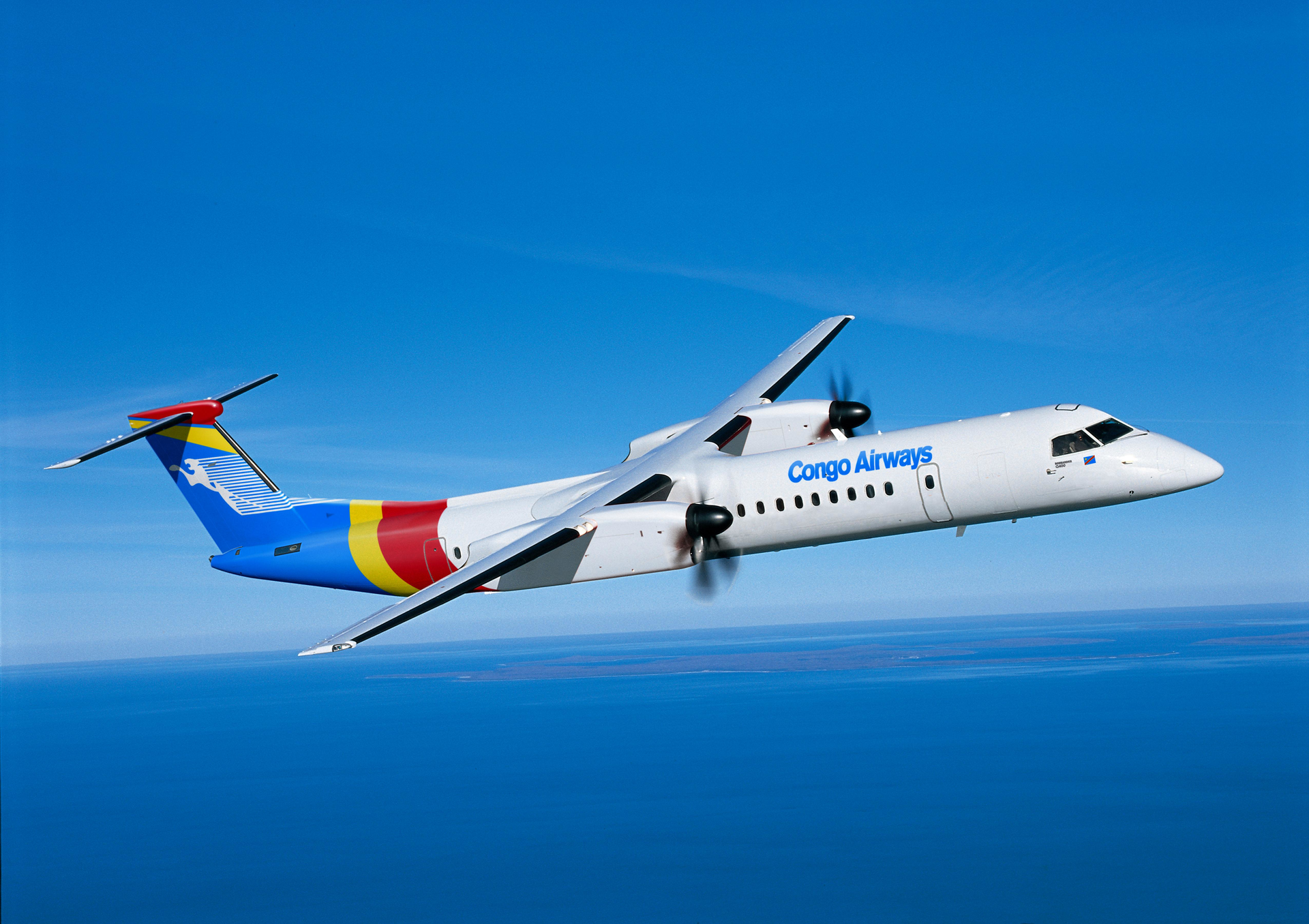 Bombardier Africa's Congo Airways to the Q400 Turboprop Family