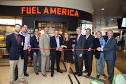 The New Fuel America location at BOS is larger than its previous location.