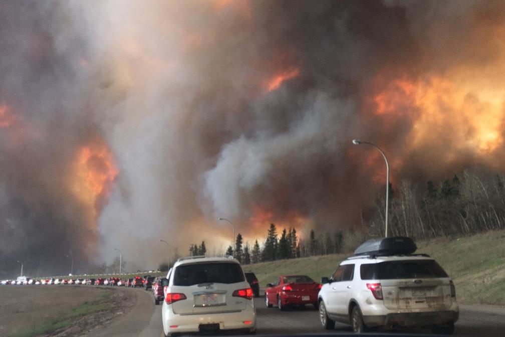 Landscape View Of Wildfire Near Highway 63 In South Fort Mc Murray Cropped 5739eeb36c534