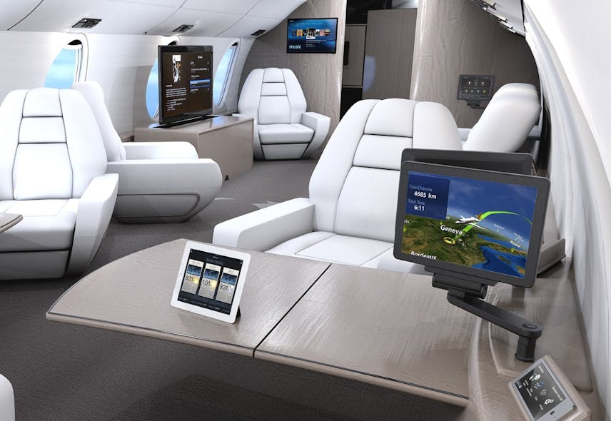 Rockwell Collins and AMAC Aerospace Complete First CES to Venue™ Cabin Upgrade in Europe