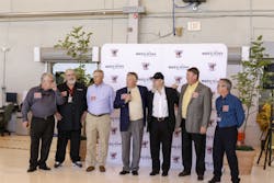 WSA executives making the expansion announcement from left to right: Kurt Sutterer (West Star Aviation Board Member), Tom Hilboldt (General Manager (PWK)), Mike Durst (Co-Founder/Executive Vice President), Bob Rasberry (CEO), Sam Haycraft (Co-Founder/Executive Vice President), Jim Swehla (Co-Founder/Executive Vice President Sales & Marketing), Rodger Renaud (President/COO). WSA executives making the expansion announcement from left to right: Kurt Sutterer (West Star Aviation Board Member), Tom Hilboldt (General Manager (PWK)), Mike Durst (Co-Founder/Executive Vice President), Bob Rasberry (CEO), Sam Haycraft (Co-Founder/Executive Vice President), Jim Swehla (Co-Founder/Executive Vice President Sales & Marketing), Rodger Renaud (President/COO).