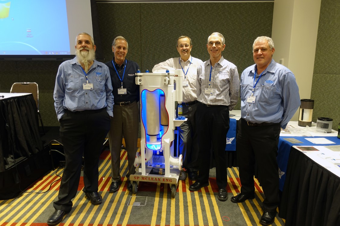 From left to right: Jeff Langtip - C&L Director, Australia; Damon Thompson - Meggitt Fuelling Products - Manager - Marketing & Product Support USA; Jim Gammon - Gammon Technical Products - President USA; John Leonard - PECOFacet - Market Manager USA; John Cora - C&L Director, Australia