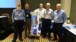 From left to right: Jeff Langtip - C&amp;L Director, Australia; Damon Thompson - Meggitt Fuelling Products - Manager - Marketing &amp; Product Support USA; Jim Gammon - Gammon Technical Products - President USA; John Leonard - PECOFacet - Market Manager USA; John Cora - C&amp;L Director, Australia