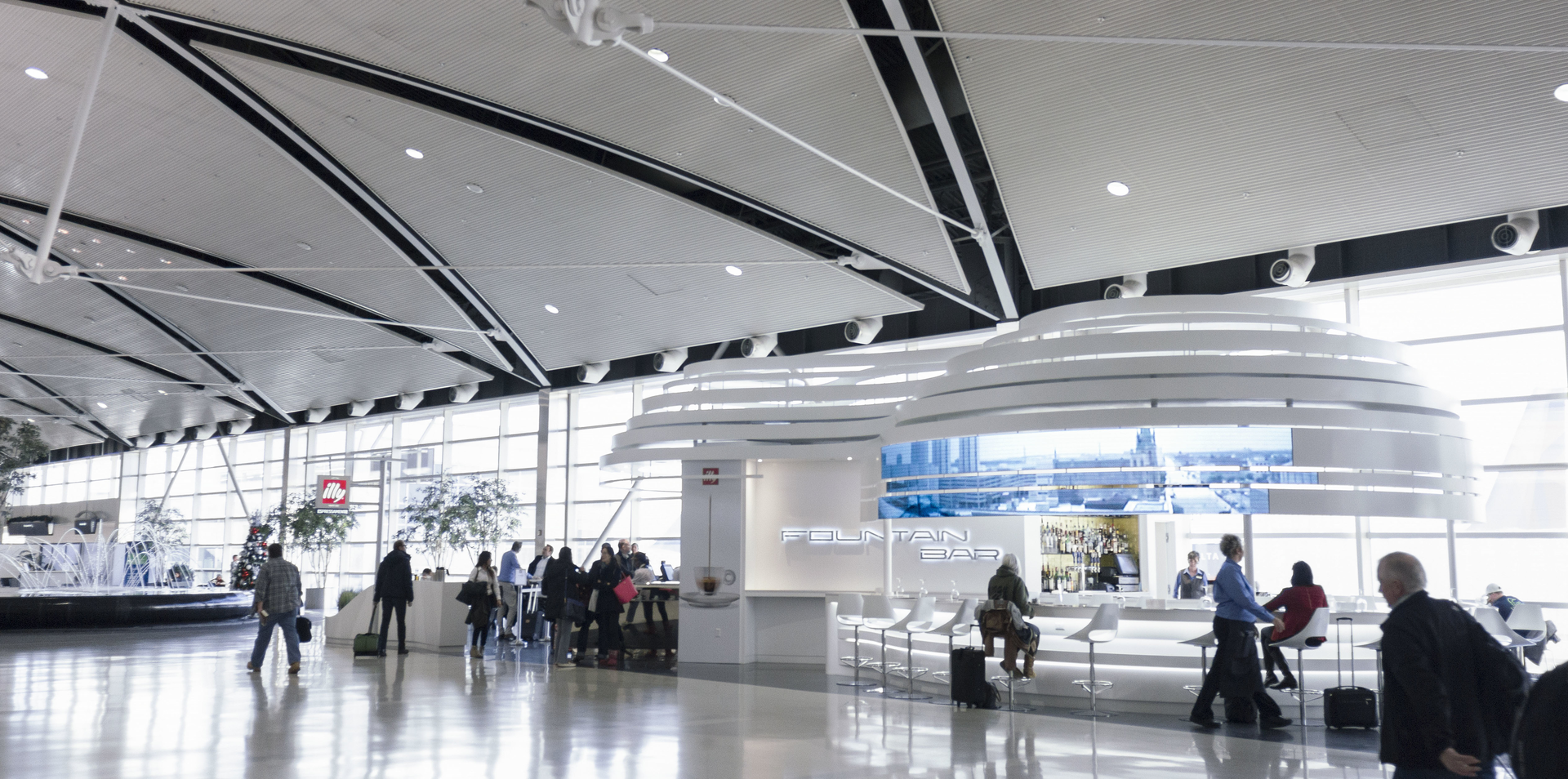 When creating an airport experience for passengers, it's important they not feel like being in an airport.