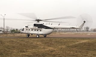 AMPS-MV installed MI-8 Helicopter.