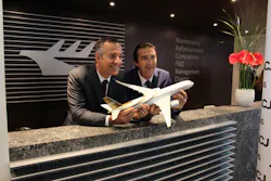 Jet Aviation Group President Rob Smith, left, at EBACE 2016 with Airbus Corporate Jets (ACJ) Managing Director Benoit Defforge Jet Aviation Group President Rob Smith, left, at EBACE 2016 with Airbus Corporate Jets (ACJ) Managing Director Benoit Defforge