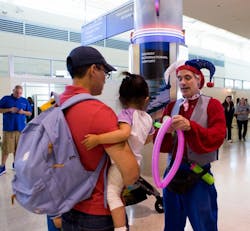 Air Carnival will feature face painting, balloon sculpting and stilt walkers in the terminals at various locations each week. Air Carnival will feature face painting, balloon sculpting and stilt walkers in the terminals at various locations each week.