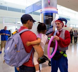 Air Carnival will feature face painting, balloon sculpting and stilt walkers in the terminals at various locations each week.