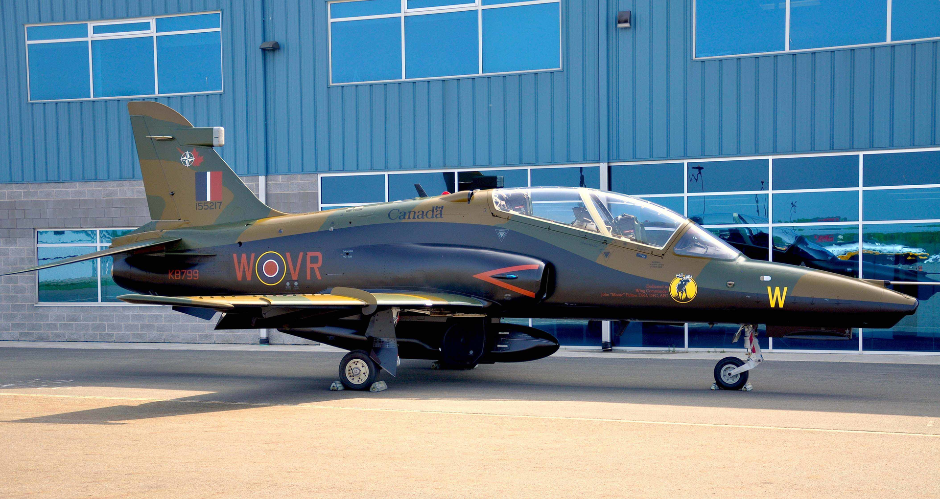 CT-155 Hawk in WW II commemorative colors.