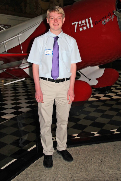 David Pepper, St. Augustine High School, who will attend Dartmouth College.