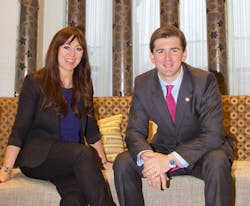 Evie Freeman, Director of Operations and Business Development, Signature Flight Support EMEA and Robert Walters, Director, London Biggin Hill Airport. Evie Freeman, Director of Operations and Business Development, Signature Flight Support EMEA and Robert Walters, Director, London Biggin Hill Airport.