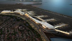 The terminal will feature a new, larger Delta Sky Club with a Sky Deck, wider concourses, larger gate holdrooms and more seating, as well as 30 percent more concessions space than the existing Terminals C and D.