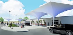 The South Terminal is expected to have three aircraft parking gates and the public-private developed project between the City of Austin, Department of Aviation and LoneStar Airport Holdings, LLC is estimated to be completed in 2017.