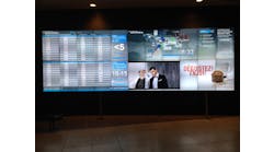 Peerless-AV Video Wall at Montr&eacute;al&ndash;Pierre Elliott Trudeau International Airport.