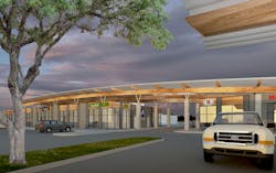 The development is situated along the airport’s main roadway, Presidential Boulevard. This access point will be highly visible and very convenient for airport users and nearby residents. The development is situated along the airport’s main roadway, Presidential Boulevard. This access point will be highly visible and very convenient for airport users and nearby residents.