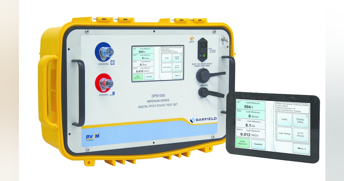 New Wireless Enabled Barfield Ground Support Testing Equipment