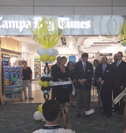 Passengers will stay informed through large HD screens showcasing Tampa Bay Times’ website, which receives more than two million unique users monthly. Passengers will stay informed through large HD screens showcasing Tampa Bay Times’ website, which receives more than two million unique users monthly.