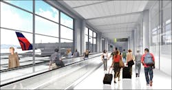 Rendering of the LAX improvements.