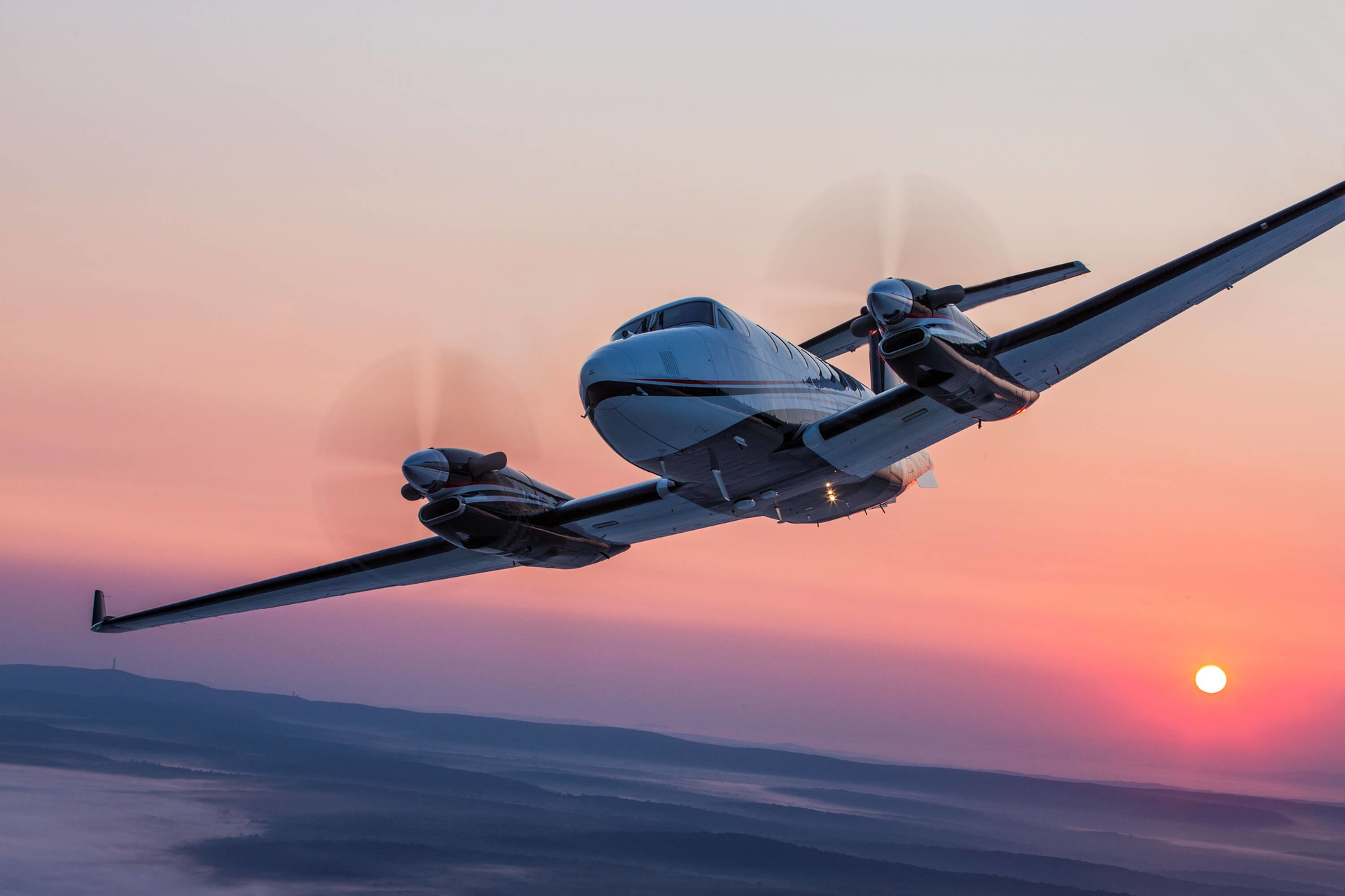 Beechcraft King Air 350i.