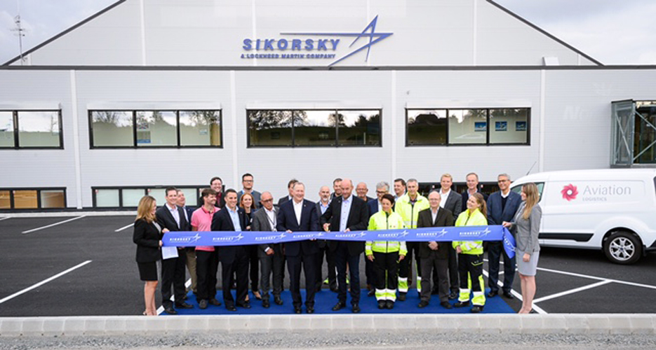 In a ribbon cutting ceremony today, Sikorsky celebrated the expansion of its current forward stocking location (FSL) at the Stavanger, Norway Airport, operated by Aviation Logistics. Lockheed Martin has invested in three regional Sikorsky FSLs i and will continue positioning inventory closer to commercial helicopter operators.