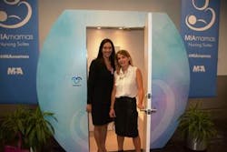 PT Wellness Center Founder Dr. Anna Tischenko and Mamava Co-founder and CEO Sascha Mayer. PT Wellness Center Founder Dr. Anna Tischenko and Mamava Co-founder and CEO Sascha Mayer.