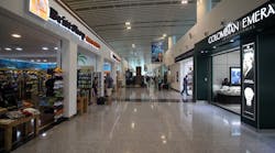 Concessions and retail area at VC Bird International Airport