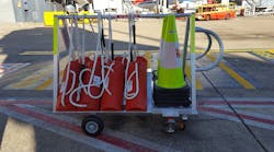 SafeSmart Access chock and cone trolley 57e98edea7639 SafeSmart Access chock and cone trolley 57e98edea7639