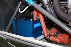 True Blue Power battery installation in a Robinson R44. True Blue Power battery installation in a Robinson R44.