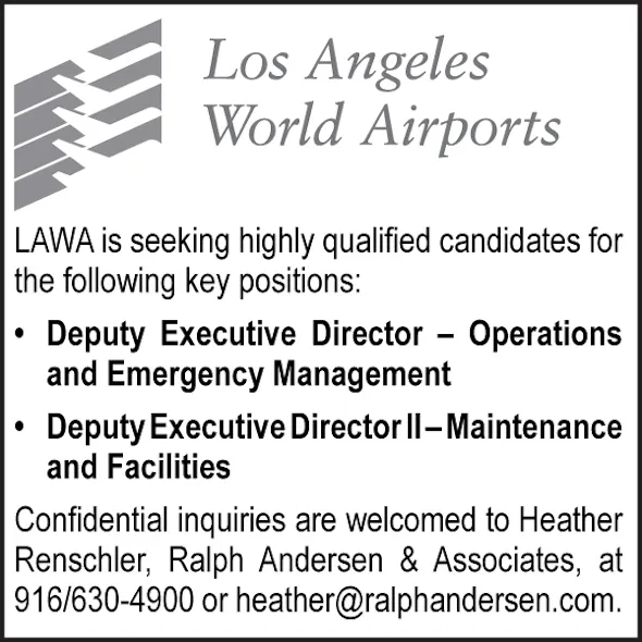 Los Angeles World Airport is Hiring Aviation Pros