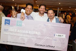 Sky Asian Bistro, located in Concourse C, took home a $1,000 prize, the EDGE! Trophy and the coveted title of &ldquo;Merchant of the Year&rdquo; for 2015-2016.