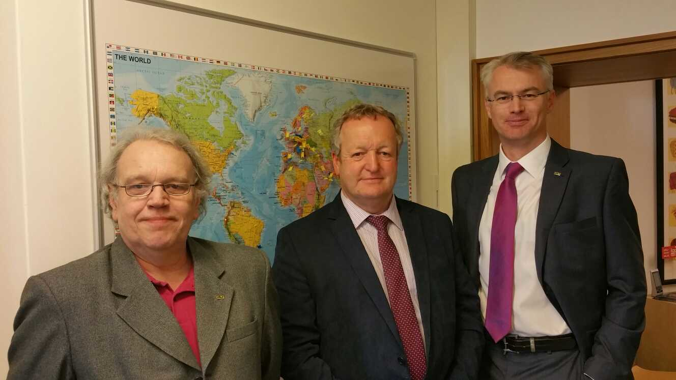 Harald Fries, Chris Wraith and Rupert Douglas-Jones.