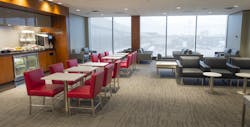 Air Canada&apos;s newest Maple Leaf Lounge opens at Newark Airport.