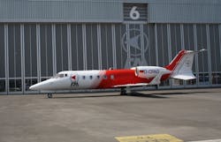 One of FAI's air ambulance Learjets. One of FAI's air ambulance Learjets.