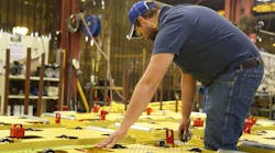 FAST Global Solutions’ quality team, including Trevor Green, inspects each piece of WASP Ground Support Equipment before it ships to ensure it meets the company’s high-quality standards. FAST Global Solutions’ quality team, including Trevor Green, inspects each piece of WASP Ground Support Equipment before it ships to ensure it meets the company’s high-quality standards.