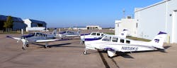 The aviation program at Kansas State University's Polytechnic Campus is expanding its learning fleet with the addition of four new Beechcraft Bonanza G36 aircraft. The aviation program at Kansas State University's Polytechnic Campus is expanding its learning fleet with the addition of four new Beechcraft Bonanza G36 aircraft.