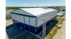 The design of a rigid frame fabric building also makes it relatively simple to add items such as interior fabric liners and insulation to the roof and sidewalls.
