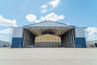 Featured Project: Metal Airplane Hangar at Sunriver Airport