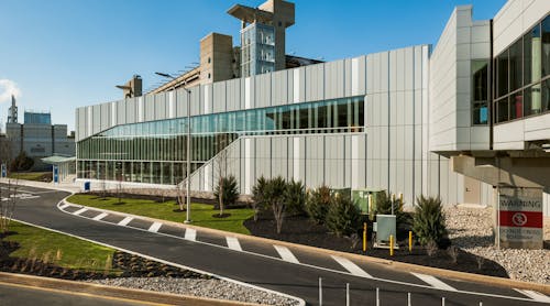 The new building is now located across from the main Terminal F building and can be accessed by an indoor 400-foot pedestrian bridge.
