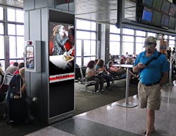 An LCD display An LCD display