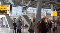 MMD Media's displays in Eindhoven Airport.