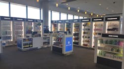 Passengers traveling to destinations within the U.S. can purchase certain items at the store, however, they are not exempt from the local sales tax. Passengers traveling to destinations within the U.S. can purchase certain items at the store, however, they are not exempt from the local sales tax.