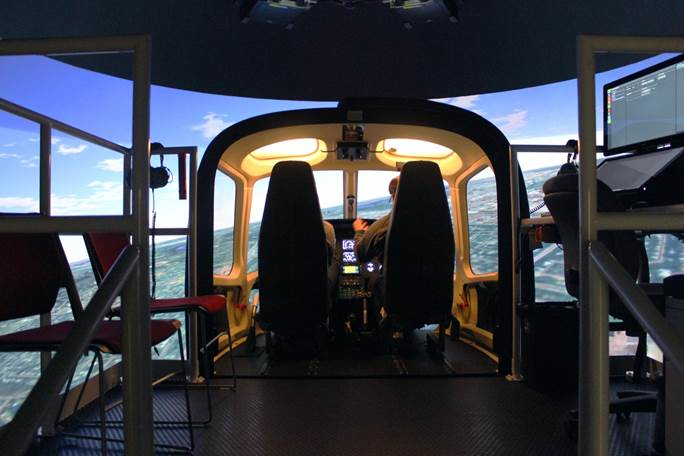 The device so closely replicates actual flight conditions that it is the first of its kind in in North America where pilots will receive credit for in-aircraft hours as part of an approved training program.